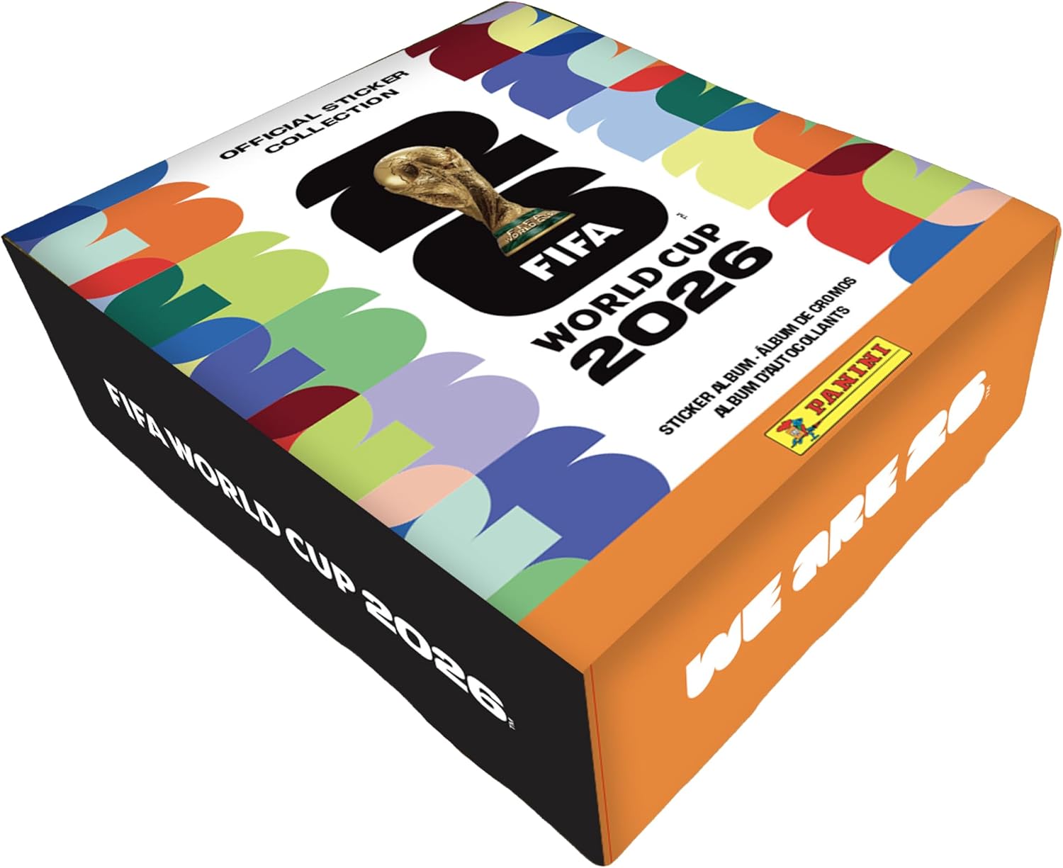 Panini FIFA World Cup 2026 Sticker Collection – Exclusive Collector's Bundle with Hardcover Album + Tin & 50 Sticker Packs | Limited Edition Official Soccer Gift