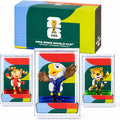 FIFA World Cup 2026 Mascot Figurines Set of 3 – USA Eagle, Mexico Jaguar & Canada Moose Collectible Soccer Statues with Display Case (6cm)