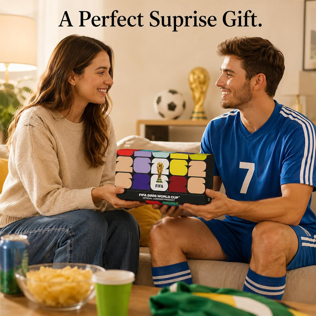FIFA World Cup 2026 Mascot Figurine 13.8" Display Statue with Acrylic Dome – Custom Laser Engraved Personalized Gift for Soccer Fans & Collectors | Official Licensed