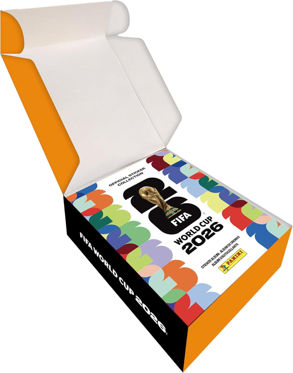 Panini FIFA World Cup 2026 Sticker Collection – Exclusive Collector's Bundle with Hardcover Album + Tin & 50 Sticker Packs | Limited Edition Official Soccer Gift