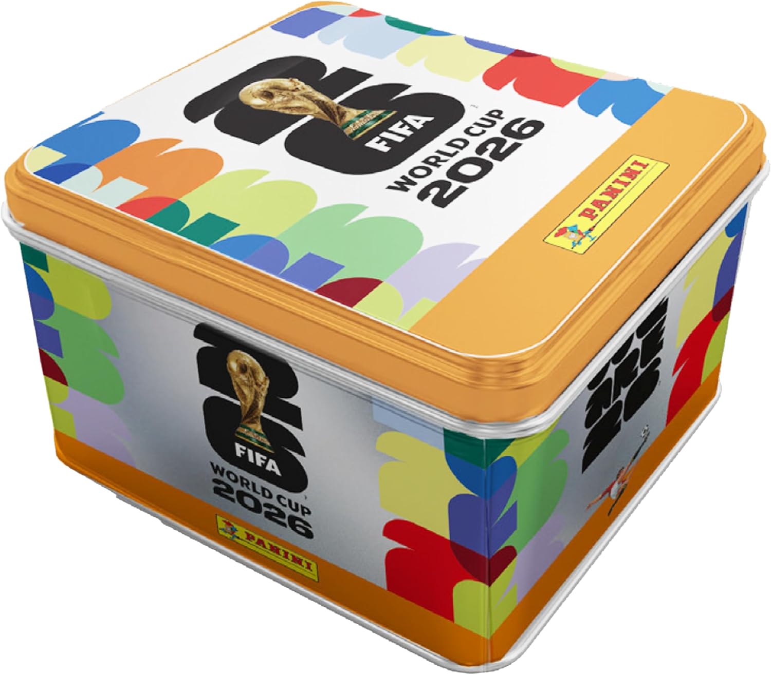 Panini FIFA World Cup 2026 Sticker Collection – Exclusive Collector's Bundle with Hardcover Album + Tin & 50 Sticker Packs | Limited Edition Official Soccer Gift