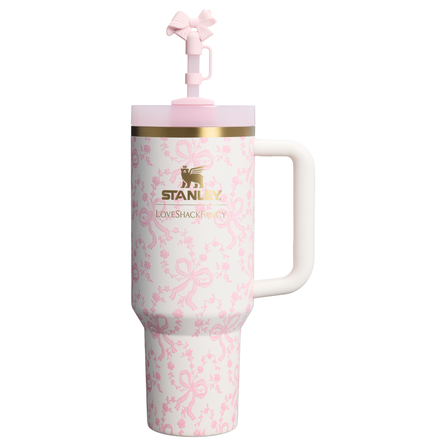 Stanley 1913 x LoveShackFancy Holiday Quencher® H2.0 FlowState™ Tumbler – 40 oz
